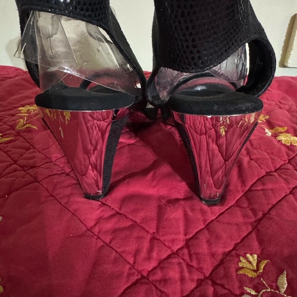 Onex Sz 6 Elegant Black Women's Heels EUC😊😊 - Picture 7 of 13